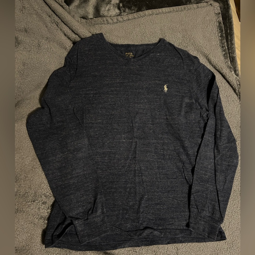 Polo Ralph Lauren Blue Long Sleeve Top